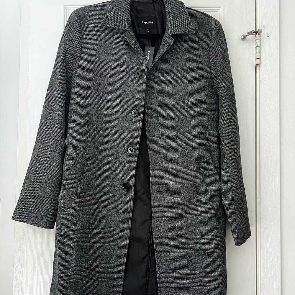 Express Gray Topcoat